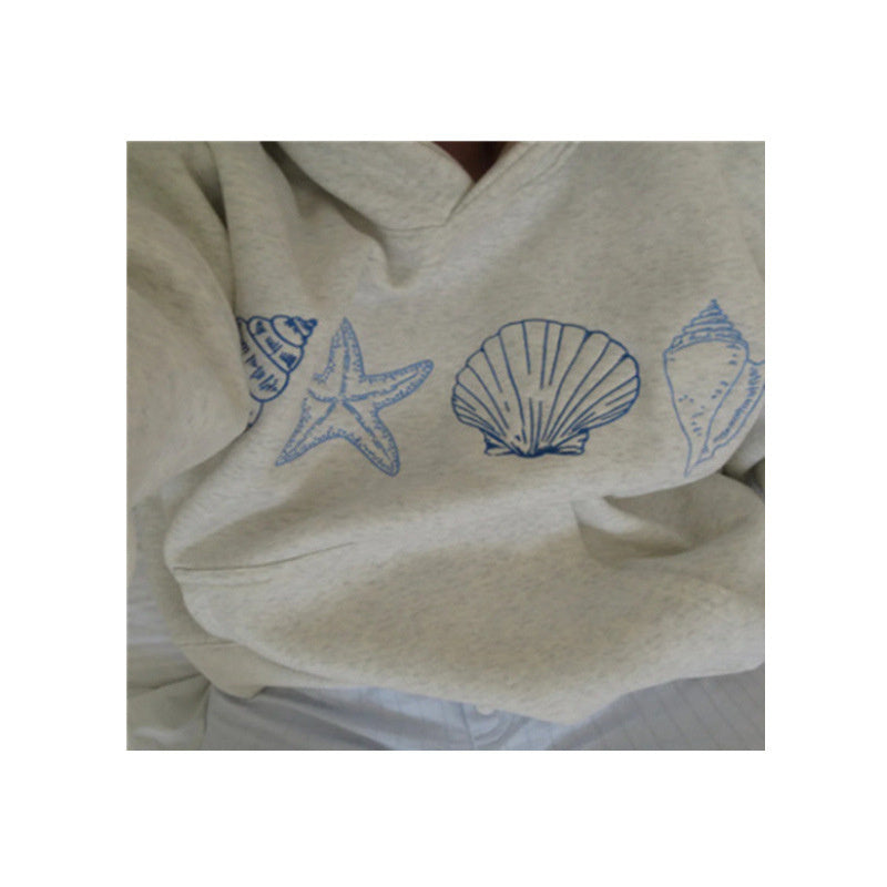 Fashion Fashion Wear Casual Style Drop-shoulder Sweater Printing